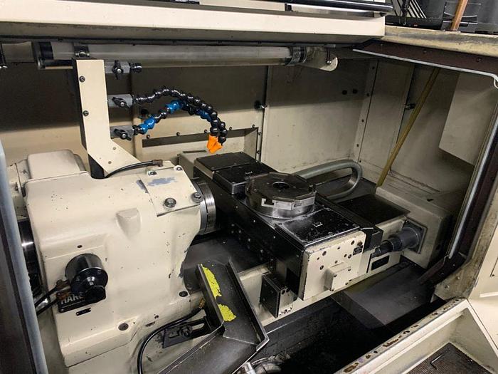 Used Hardinge CHNC-III CNC LATHE, Fanuc 18T, Hardinge Bar Feed