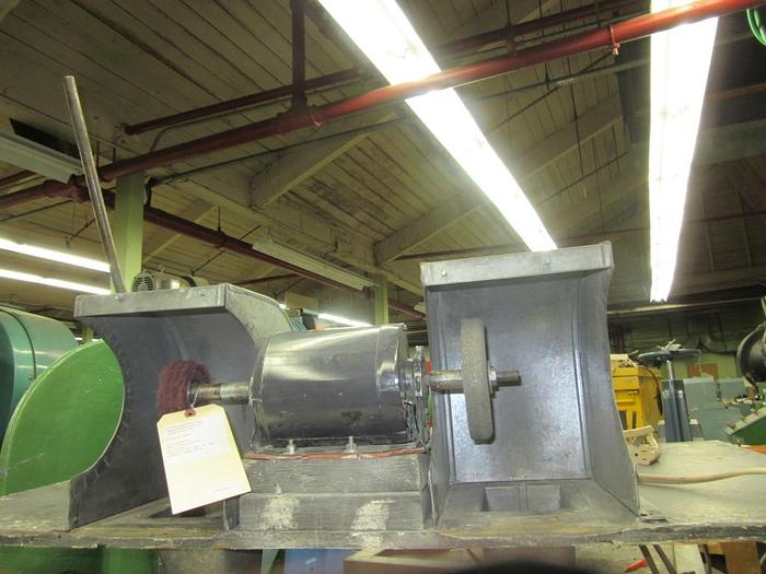 Used 2143-340 Custom Built Bench Top Model Dayton Double End Polishing Machine
