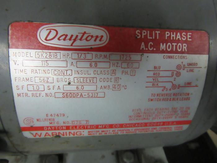 Used 1485-330 Gorton Bench Model Single Lip Cutter Grinder, Model #265-1