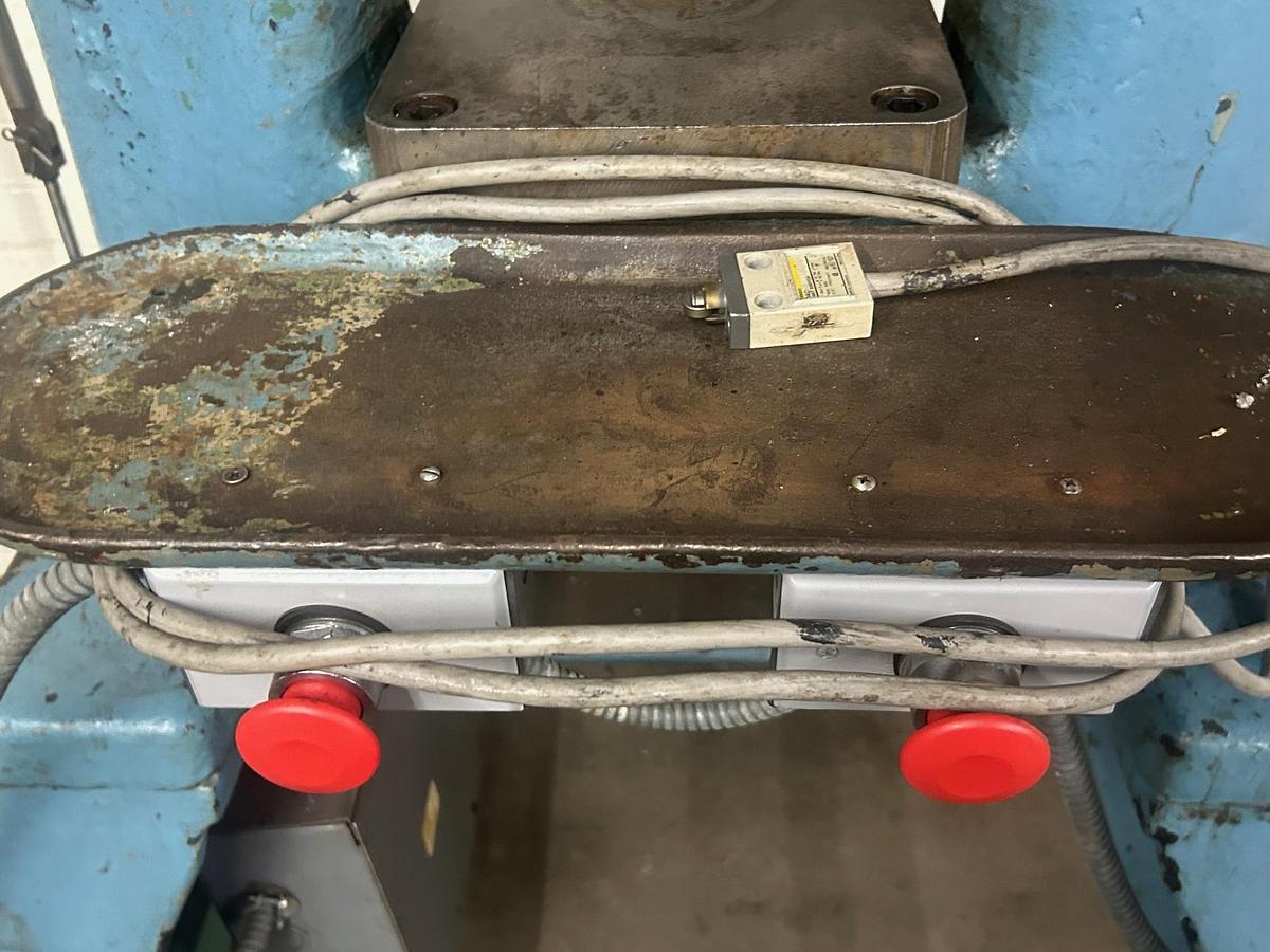 Used ZEH & Hahneman 25 Ton Bridge Style Motorized Pneumatic Power Industrial Jewelry Screw Press
