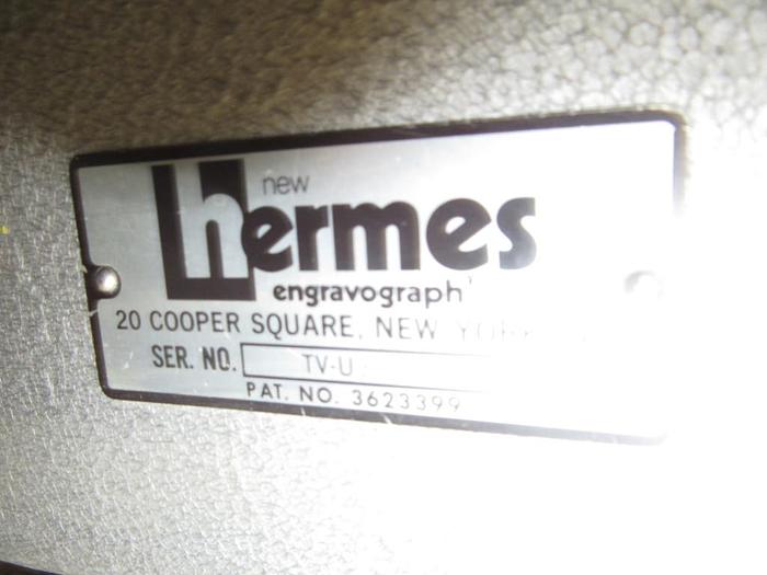 Used 3020-330 NEW HERMES UNIVERSAL MANUAL ENGRAVER MODEL GTX-3