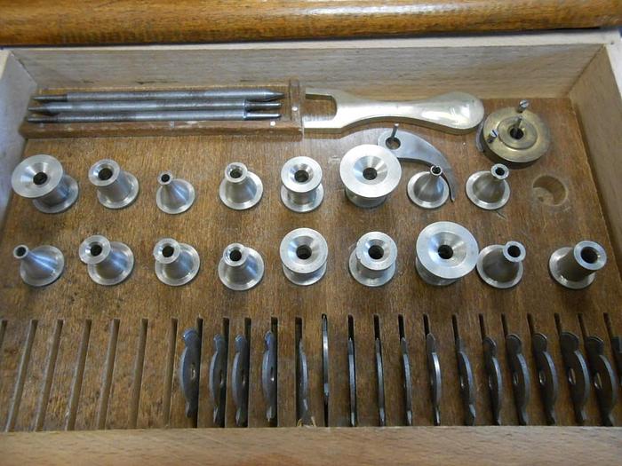 Used 1419-385 Antique Topping Tool/Gearwheel Cutting Machine/Jeweler’s Lathe – Circa 1860