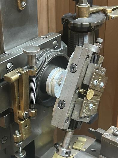 Used 7092-385 Charles Fields Type (Hall Mfg.) Straight Line Engine Turning Machine for Ornamental Engraving, Hand Operated