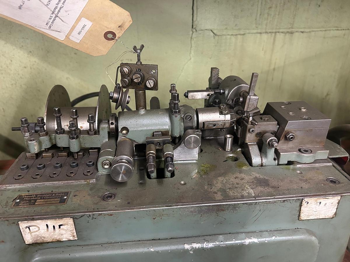 Used Small Theodore Bechtold (Germany) Curb Chain Making Machine