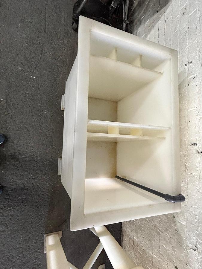 Used Polypropylene Counter Flow Dual Rinsing Tank Wet & Dry Tank