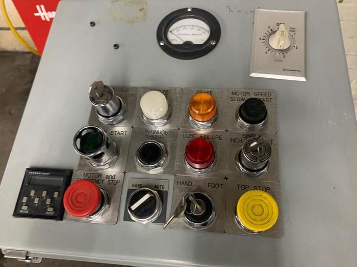 Used 5912-220 Minster Press 16 Ton Type B1-16 1″ Stroke OBI Air Clutch/Air Brake Stamping Press