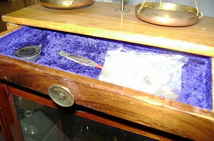 Used 1596-385 Antique Troemner Type Balance Beam Scale