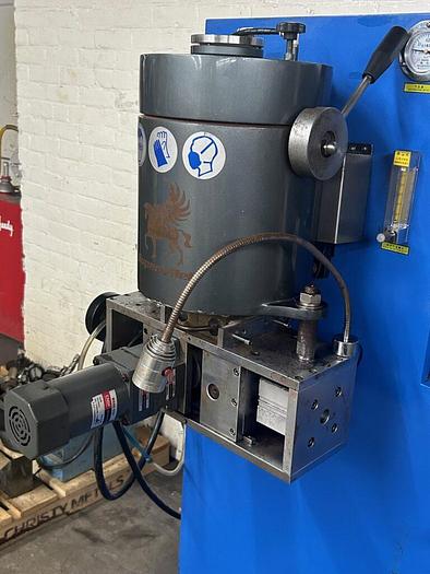 Used 3935-185 SuperbMelt SPB-LS8 Vertical Continuous Casting Furnace for Gold & Silver Jewelry Rod, Tube, Wire, & Plate New 2019