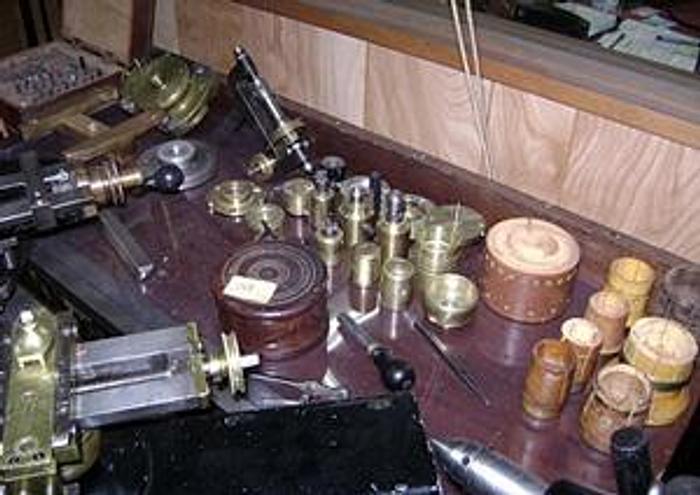 Used 7913-385 Antique Fenn of London Ornamental Turning Lathe, With Accessories