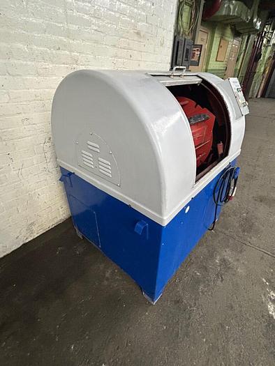 Used Mass Finishing Colo KFW-40 Horizontal High Speed Barrel Finishing Deburring Polishing Machine New 2020