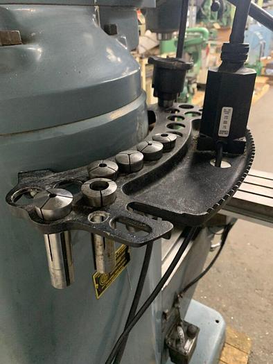 Used Bridgeport Series 1, 2HP Vertical Knee Mill with 6″ Vise & Acu-Rite 2-Axis DRO