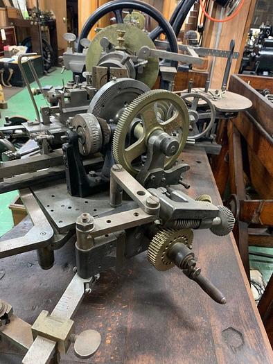 Used 0363-385 RA Lienhard Chaux-De-Fonds Brocading / Engine Turning Machine Circa 1903