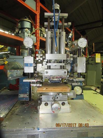 Used 9251-700 Auto Roll Pad Printing Machine Model Micronic 100