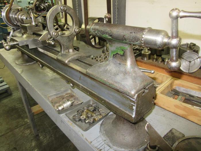 Used 1196-385 Antique B.C. Ames Watchmaker’s/ Clockmaker’s/Jewelers Precision Lathe, Model #3