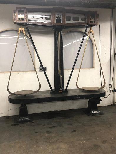 Used 4777-385 Antique US Mint Henry Troemner Type Gold Assay Bullion Balance Beam Scale