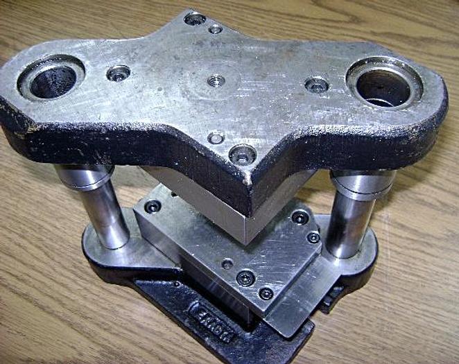 Used 1571-390 Stamping Press Tool And Die To Make Religious Cross- Jewelry Pendant