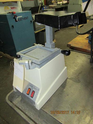 Used 2577-400 Vacuum Heat Sealer ~ Vacuum Base Table size 4-1/2″ x 4-1/2