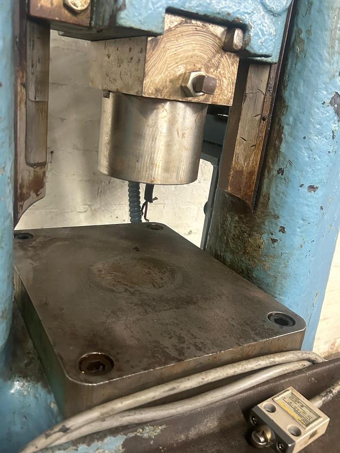 Used ZEH & Hahneman 25 Ton Bridge Style Motorized Pneumatic Power Industrial Jewelry Screw Press