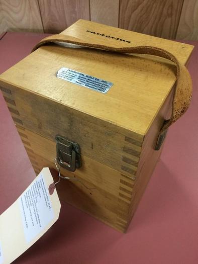 Used 1338-385 Like New Sartorius #10F, 10 KG., Chrome Balance Calibration Weight