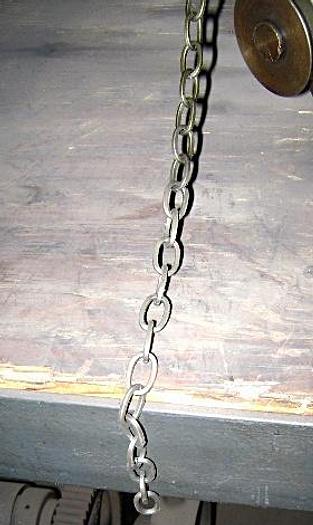 Used 3191 Clover Large Curb Style Chain Machine, Tooled for Cable Chain