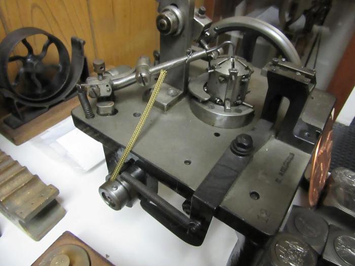 Used 9348-385 RARE Antique Stocking Mesh Jewelry Making Machine S/N: 6.30.64