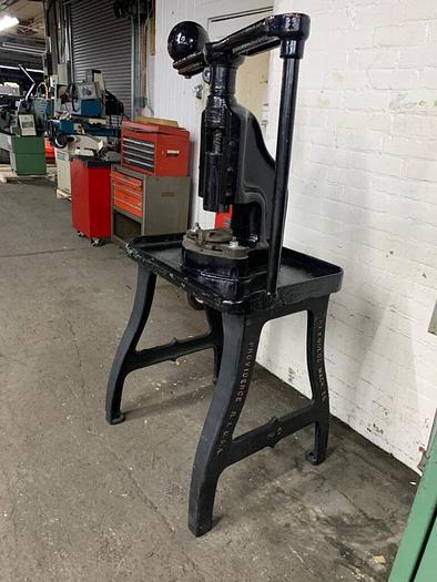 Used 5929-490 E.A. Adams Model #2 Reynolds Machine Co. Hand Operated Stamping / Forming Screw Press / Fly Press