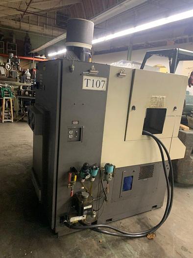 Used Hardinge CHNC-III CNC LATHE, Fanuc 18T, Hardinge Bar Feed