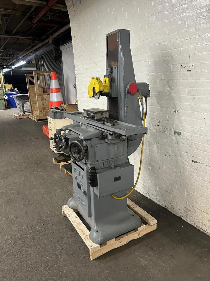Used  Reid No. 2-B 6"X 18" 3Ph Reciprocating Grinder with B&S Magnetic Chuck