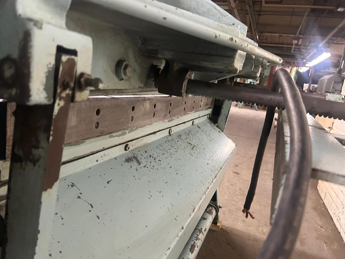 Used Wysong 52" x 14 Gauge Power Shear, Model 111452, with Back Gauge