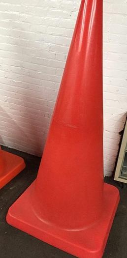 Used 3129-700 LOT of (6) Orange & Pink Oversized Traffic Safety Cones