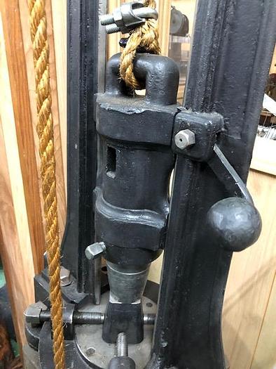 Used 5350-385 Antique Rare Foot Drop Hammer Press Circa 1890 MFG. by Blundell & Co.