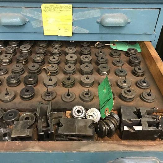 Used 9127-150 Antique Vintage Turks Head Engraved & Forming Rolls Collection of 1,750