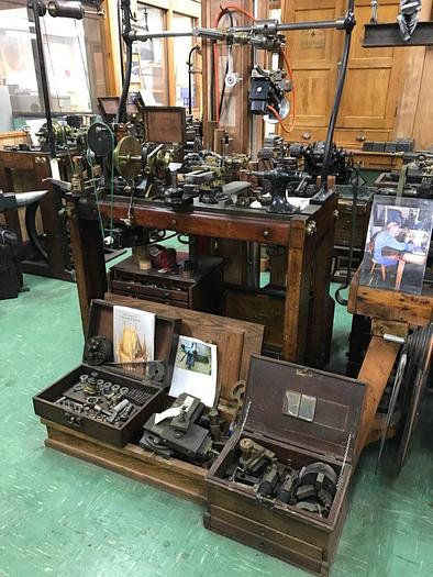 Used 9286-385 Antique Holtzapffel Ornamental Turning Lathe, Circa 1881