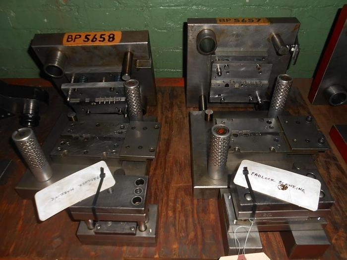 Used 7458-390 JEWELRY PADLOCK PRODUCT DIE MAKING SYSTEM – 4 Die Sets