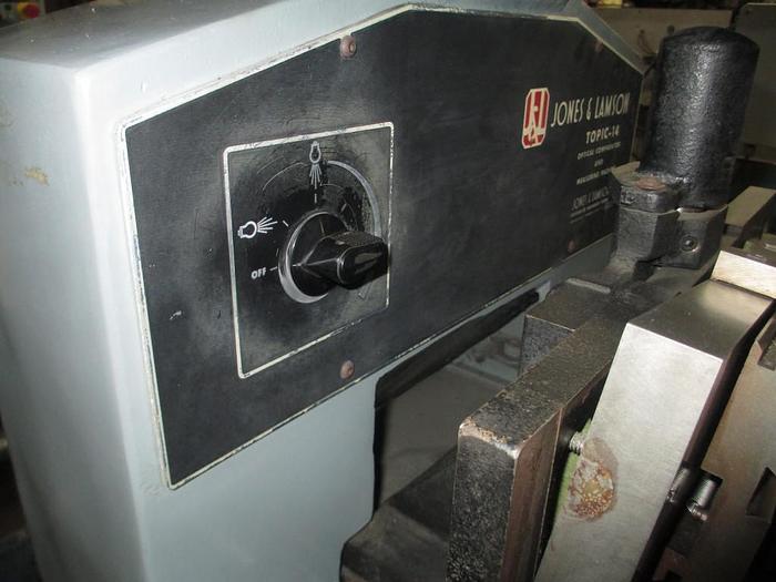 Used 0462-530 Jones & Lamson 14″ Floor Model Optical Comparator Model # TOPIC-14, S/N: E53227