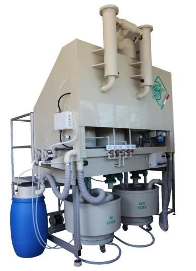 Platinum Refining Unit - 15Kg/Batch - Rotative Aqua Regia Process
