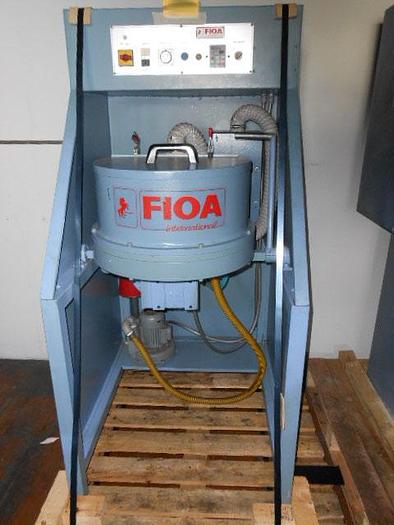 Used 7319-210 FIOA Model BA170 20″ Disc Finishing Tumbling/Deburring Machine Model 492.01 On Stand Type BAPT70