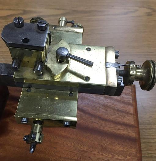 Used 5679-385 Antique Watchmaker’s Bench Lathe – Switzerland, Circa 1860