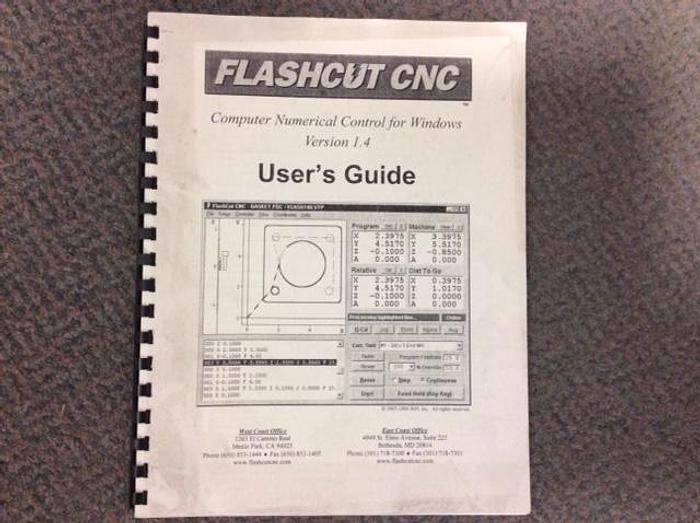 Used Model Master CNC Engraving Milling Machine Compleate With Computer, Flashcut & Artcam Software