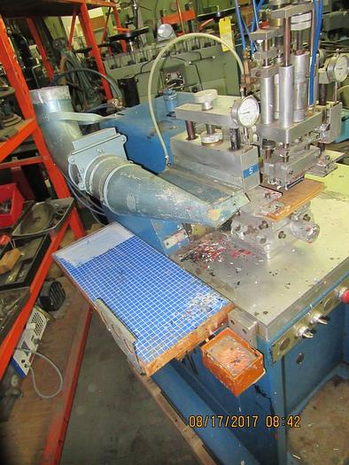 Used 9251-700 Auto Roll Pad Printing Machine Model Micronic 100
