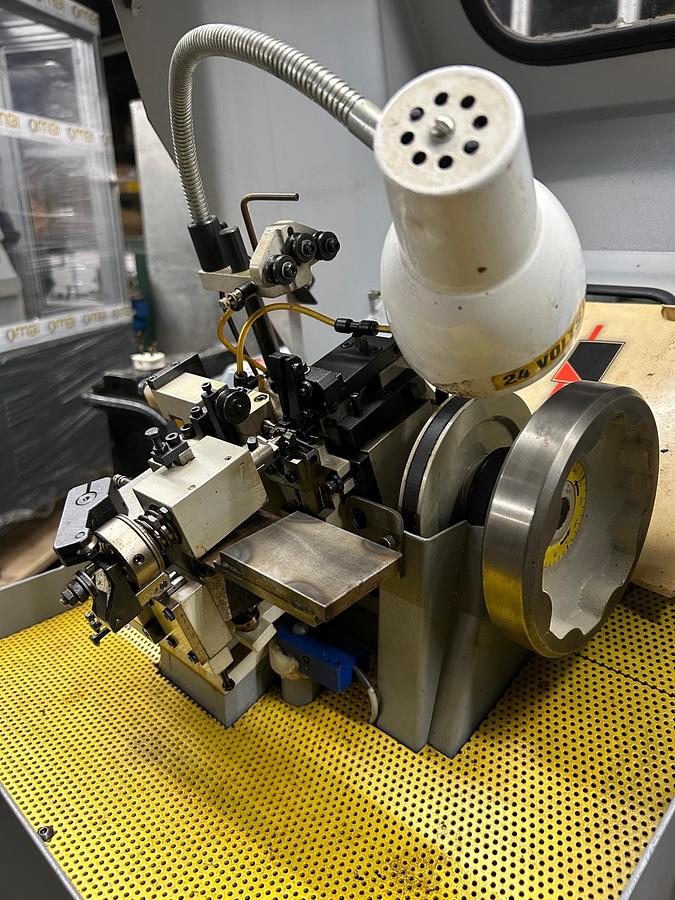 Used 8591-100 MCA Single Curb Chain Making Machine, Model RP006, S/N: 136