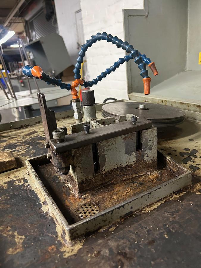 Used TVN Model T2/P Two Passages Bull Block Wire Drawing Machine, 5mm Max Gold Wire Input