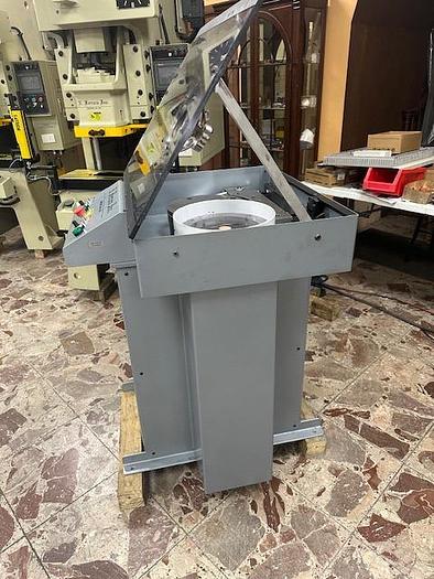 New N. Ferrara Coin Rimming / Edge Machine with Auto Bowl Feeder