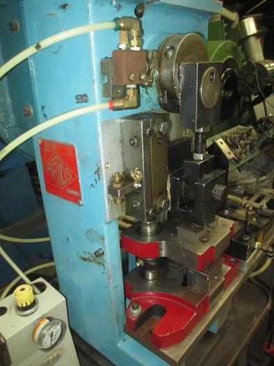 Used 0609-230 Artos Back Flywheel Terminal Cut-Off Press, Model AE 42755