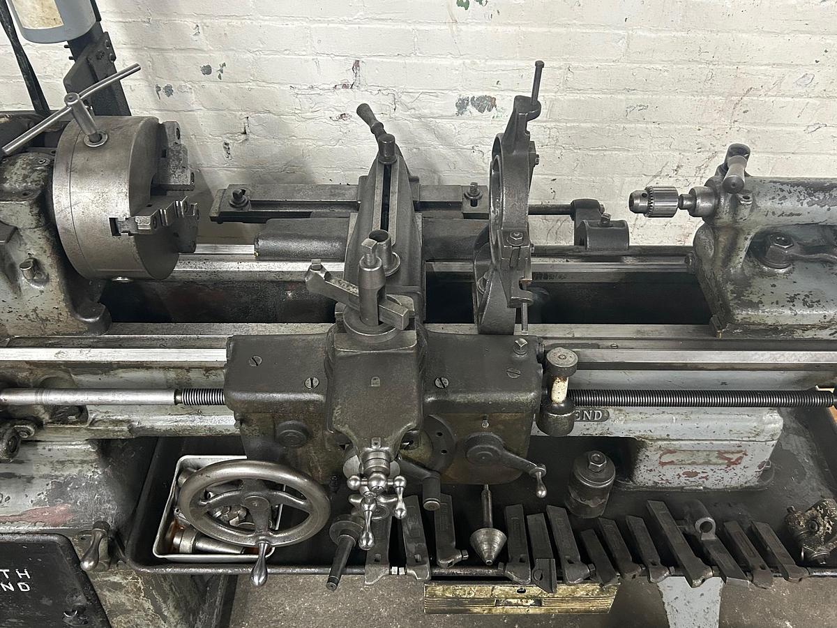 Used South Bend 18"X38" Heavy Duty Precision Lathe Model CL8140C W/ Taper Attachment & Tooling