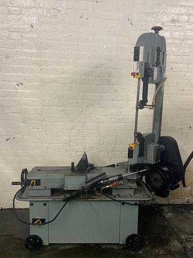 Used 5972-600 Enco 7″ x 12″ Manual Combo Horizontal & Vertical Bandsaw, Coolant System, New 2004