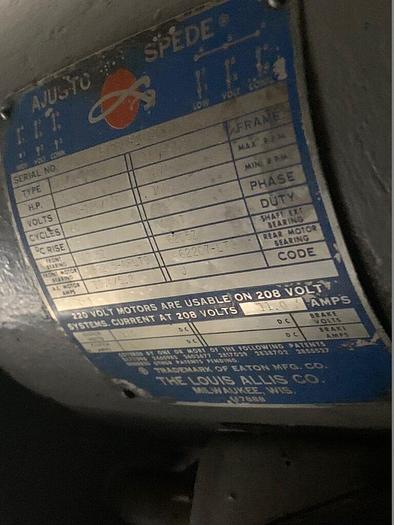 Used 5912-220 Minster Press 16 Ton Type B1-16 1″ Stroke OBI Air Clutch/Air Brake Stamping Press