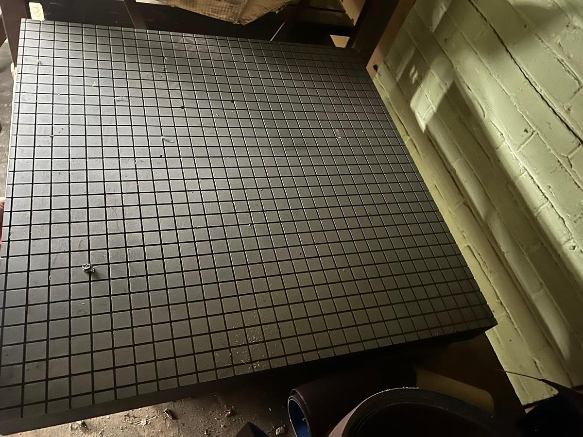 Used Precision 30" X 30" x 3" H Cast Iron - Lapping Work Table