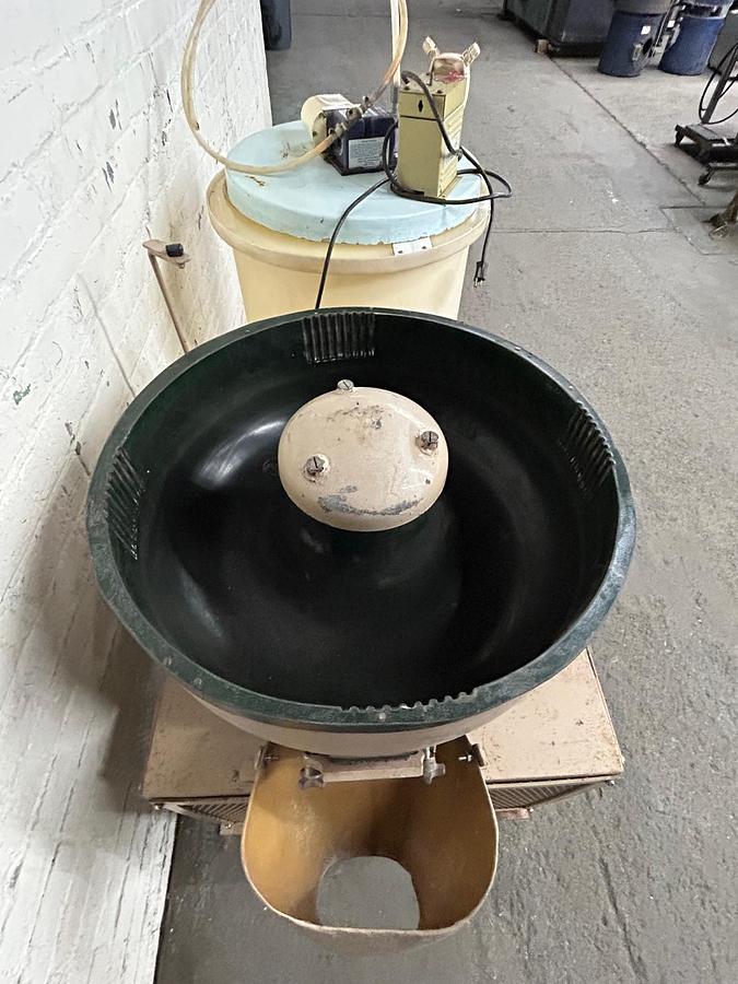 Used Mirro-Brite Vibratory Finishing Machine, Model #MB-150 with Flow-Through Water System