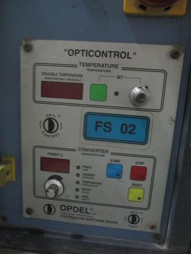 Used 0402-185 Opdel / Opticom 2KG Melting Furnace Model #FS-02
